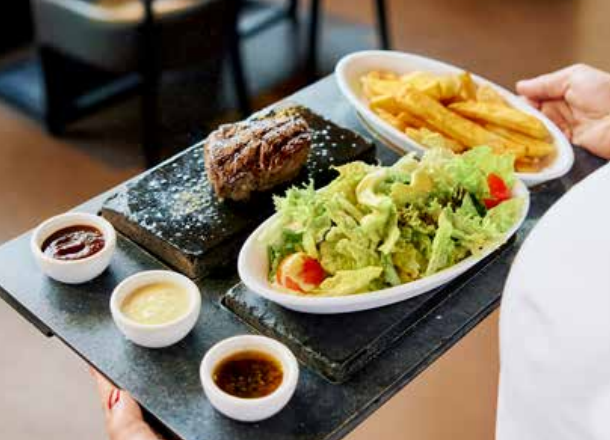 Steak auf Speckstein, © Gregor Kuntscher