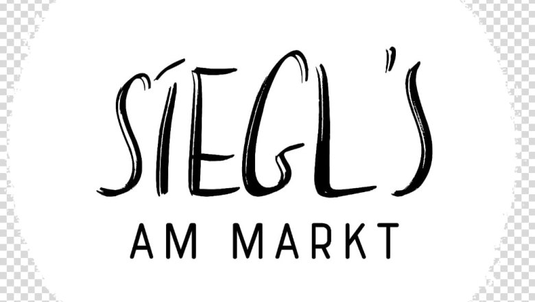 Logo von Siegl's am Markt in schwarzer Schrift auf weißem Hintergrund.
