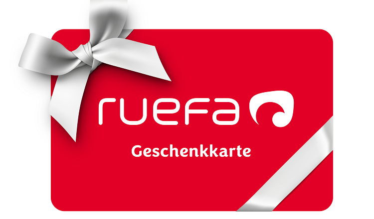 Die Ruefa Geschenkkarte, © Ruefa