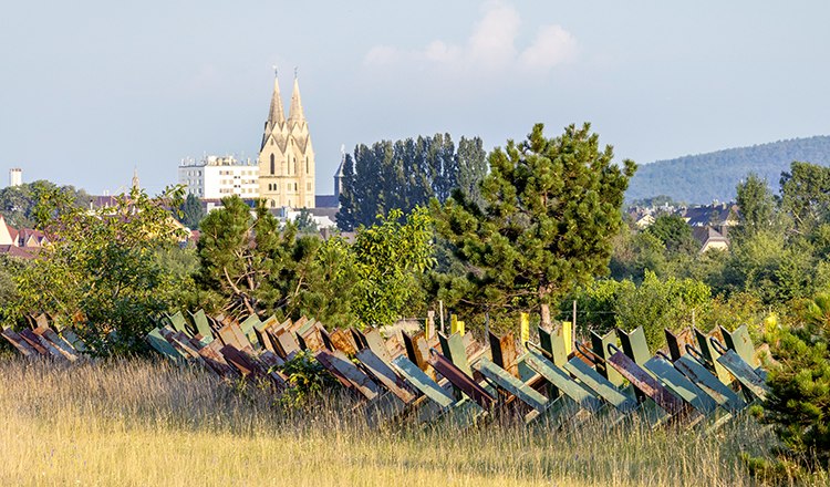 Panzersperren und Dom, © Bernhard Schubert