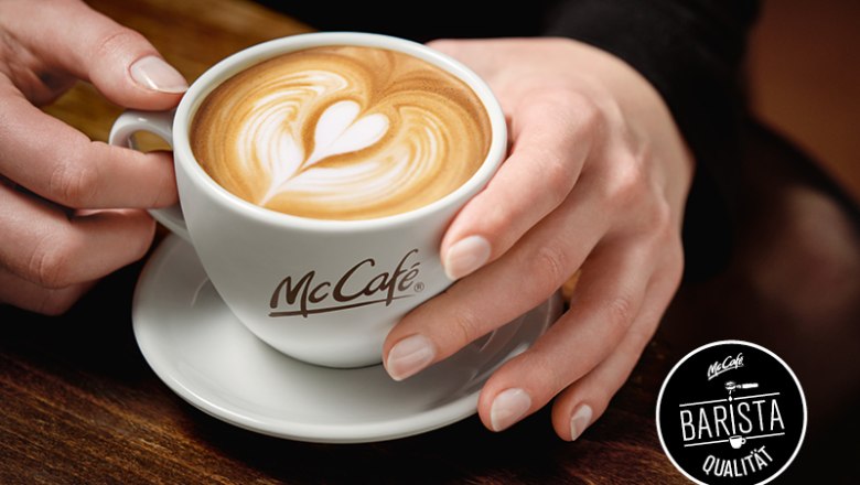 McCafé in Barista Qualität, © McDonald´s