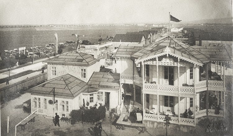 Restaurationsräume und Kaiserpavillon um 1910, © Red Bull Mediahouse